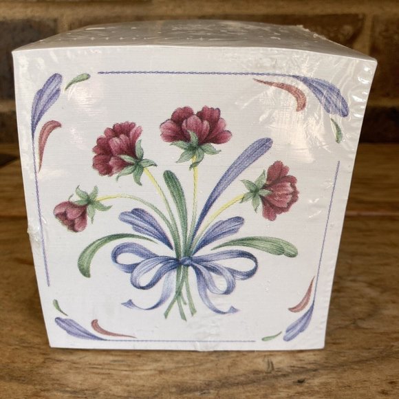 Poppies on Blue By Lenox 4” Note cube Replacement Pack - Picture 2 of 7